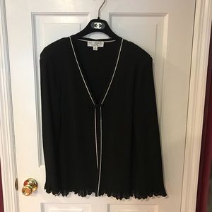 St JOHN Basics knit jacket and skirt